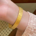 Blessing Words Open Bangle